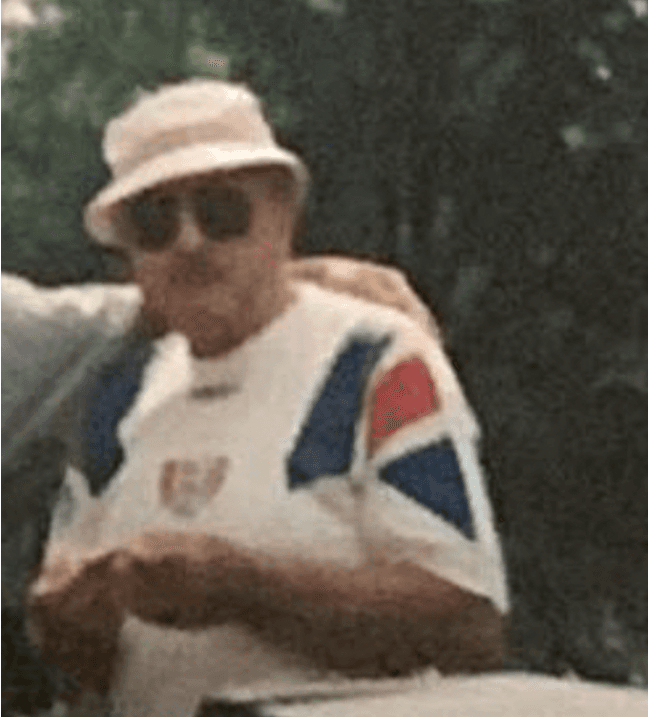Pino Cirincione outdoors wearing a USA 1994 World Cup jersey, bucket hat, and sunglasses